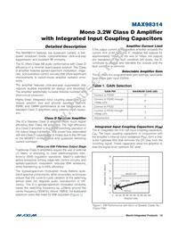 MAX98314EWL+T Datasheet Page 10