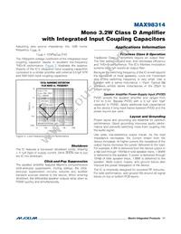 MAX98314EWL+T Datasheet Page 11