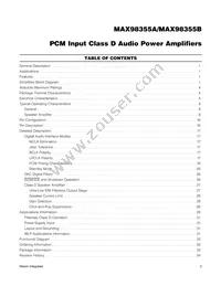 MAX98355AEWL+T Datasheet Page 2