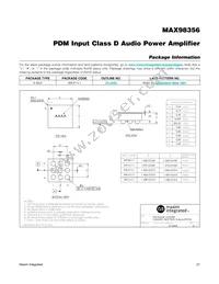 MAX98356EWL+T Datasheet Page 21