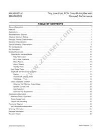 MAX98357AETE+ Datasheet Page 2