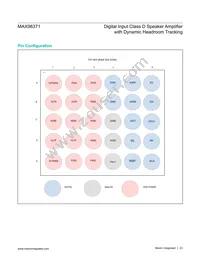 MAX98371EWV+T Datasheet Page 23