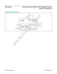 MAX98390EWX+ Datasheet Page 2