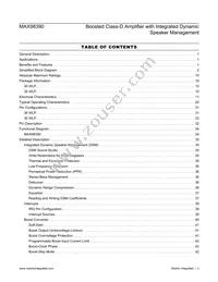 MAX98390EWX+ Datasheet Page 3