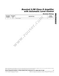 MAX98502EWE+T Datasheet Page 15