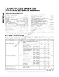 MAX9856ETL+T Datasheet Page 2