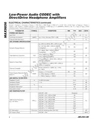 MAX9856ETL+T Datasheet Page 4