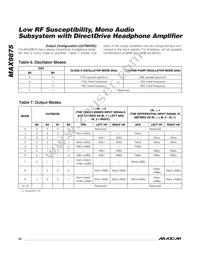 MAX9875ERP+T Datasheet Page 22