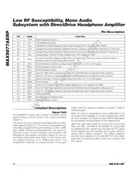 MAX9877AERP+T Datasheet Page 16