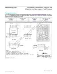 MAX9927AEE/V+ Datasheet Page 21