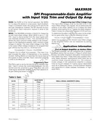 MAX9939AUB/GG8 Datasheet Page 9