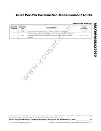 MAX9950DCCB+D Datasheet Page 23