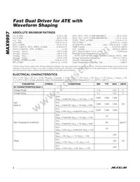 MAX9957DCCB+D Datasheet Page 2