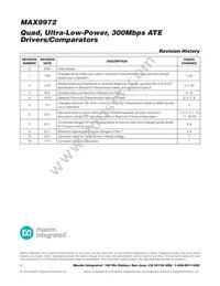 MAX9972ACCS+D Datasheet Page 22