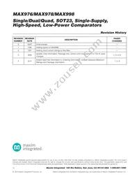 MAX998C/D-W Datasheet Page 10