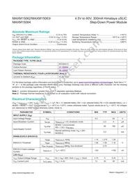 MAXM15064AMB+ Datasheet Page 2