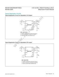 MAXM15064AMB+ Datasheet Page 22