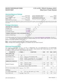 MAXM15067AMB+ Datasheet Page 2