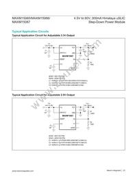 MAXM15067AMB+ Datasheet Page 23