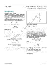 MAXM17502ALI+T Datasheet Page 10