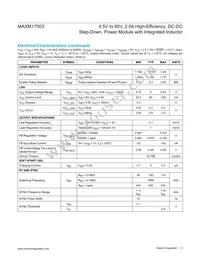 MAXM17503ALJ+T Datasheet Page 3