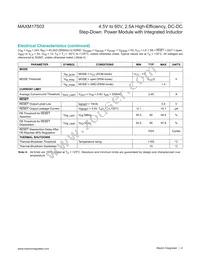 MAXM17503ALJ+T Datasheet Page 4