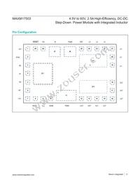 MAXM17503ALJ+T Datasheet Page 11