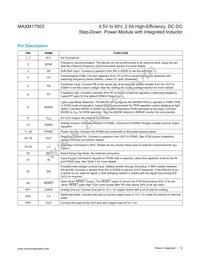 MAXM17503ALJ+T Datasheet Page 12