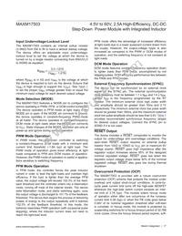 MAXM17503ALJ+T Datasheet Page 17