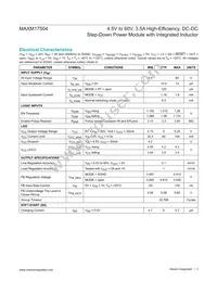 MAXM17504ALJ+T Datasheet Page 3