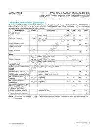 MAXM17504ALJ+T Datasheet Page 4