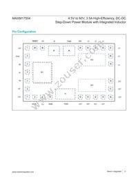 MAXM17504ALJ+T Datasheet Page 11