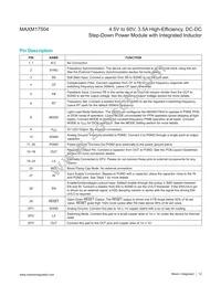 MAXM17504ALJ+T Datasheet Page 12