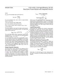 MAXM17504ALJ+T Datasheet Page 16