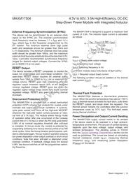 MAXM17504ALJ+T Datasheet Page 18