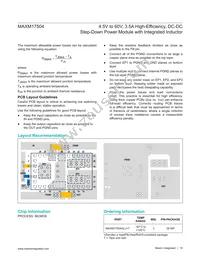 MAXM17504ALJ+T Datasheet Page 19