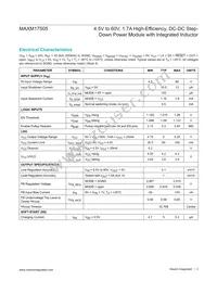 MAXM17505ALJ+T Datasheet Page 3