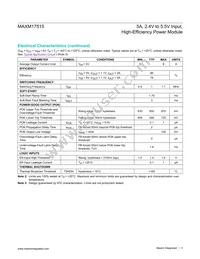 MAXM17515ALI+T Datasheet Page 3