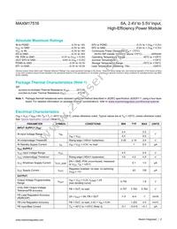 MAXM17516ALI+T Datasheet Page 2