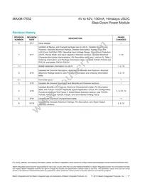 MAXM17532AMB+ Datasheet Page 17