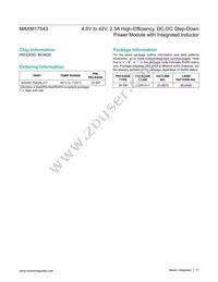 MAXM17543ALJ+T Datasheet Page 17