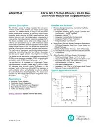 MAXM17545ALJ+T Datasheet Cover