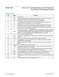 MAXM17545ALJ+T Datasheet Page 11