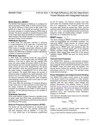 MAXM17545ALJ+T Datasheet Page 16