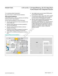 MAXM17545ALJ+T Datasheet Page 17