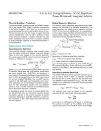 MAXM17546ALY#T Datasheet Page 18