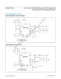 MAXM17546ALY#T Datasheet Page 21