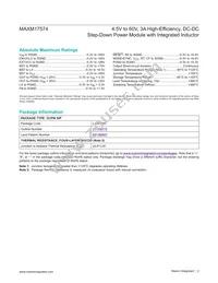 MAXM17574ALC#T Datasheet Page 2