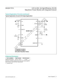 MAXM17574ALC#T Datasheet Page 21