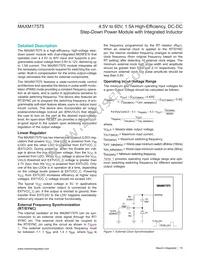 MAXM17575ALI#T Datasheet Page 15